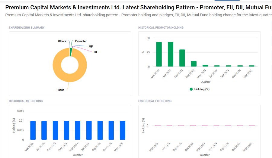 Premium Capital Shareholding Pattern